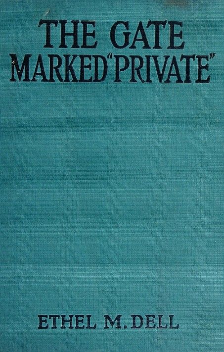 The gate marked "Private"