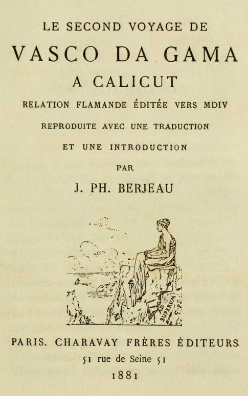 Le second voyage de Vasco da Gama à Calicut