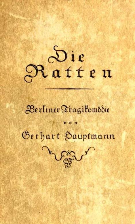 Die Ratten
Berliner Tragikomödie