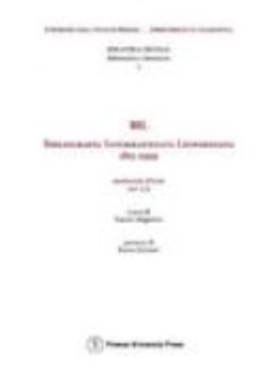 BIL: Bibliografia Informatizzata Leopardiana (1815-1999). Manuale d'uso, versione 1.0