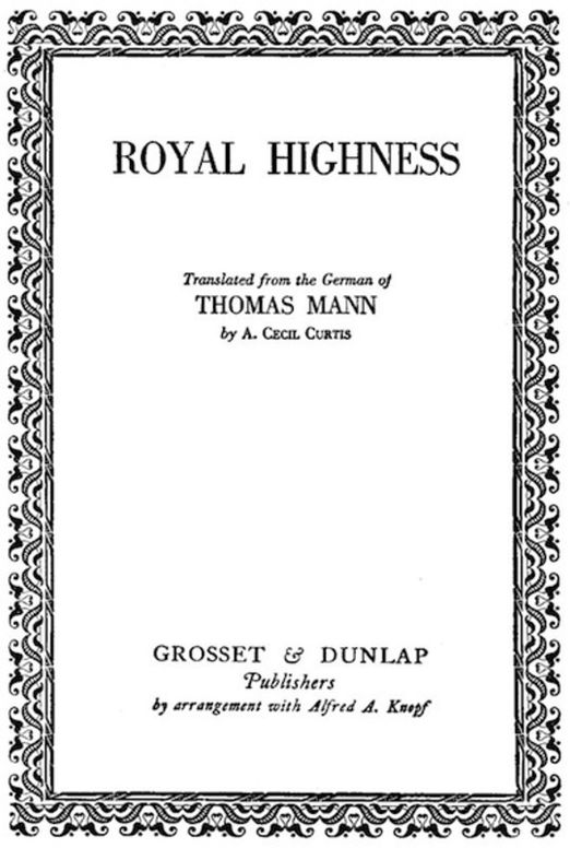 Royal Highness