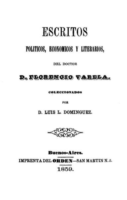 Escritos políticos, económicos y literarios