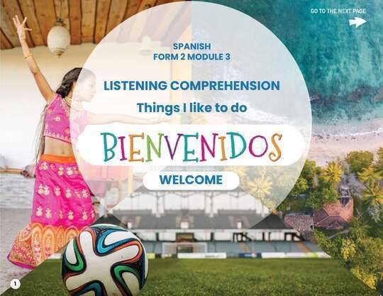 Spanish Form 2 Module 3