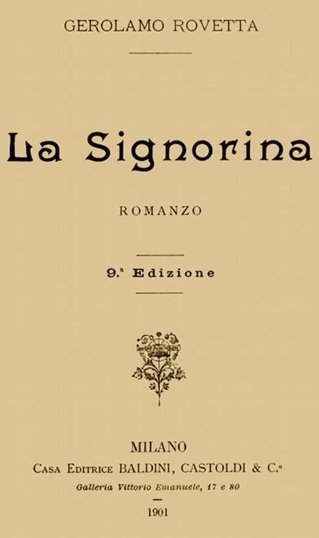 La Signorina Romanzo