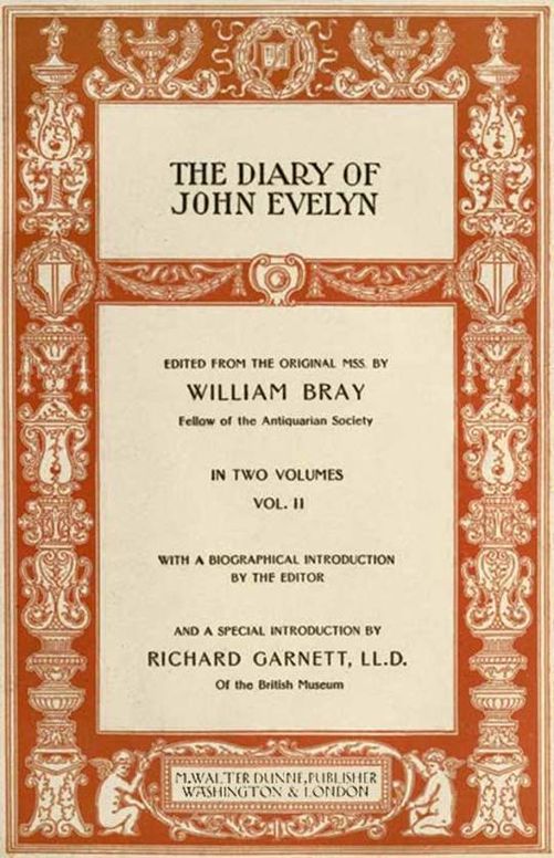 The Diary of John Evelyn, Volume II (of 2)
