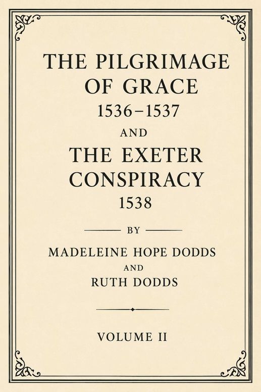 The Pilgrimage of Grace, 1536-1537, and the Exeter Conspiracy, 1538, Volume 2 (of 2)
