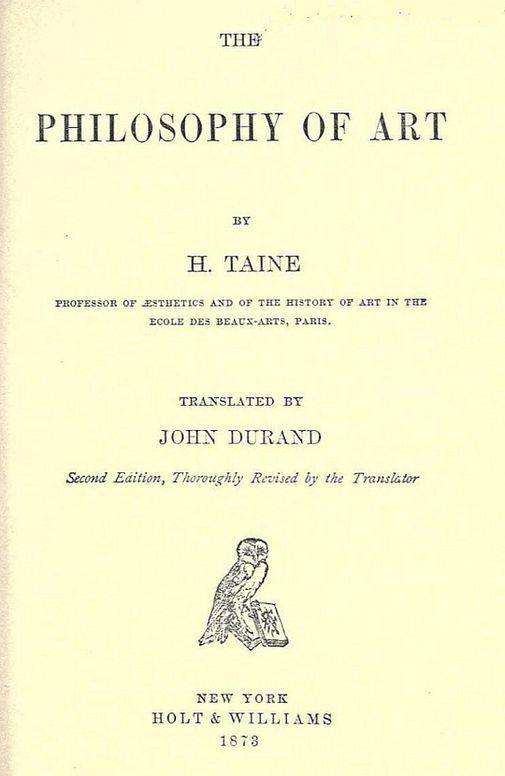 The Philosophy of Art