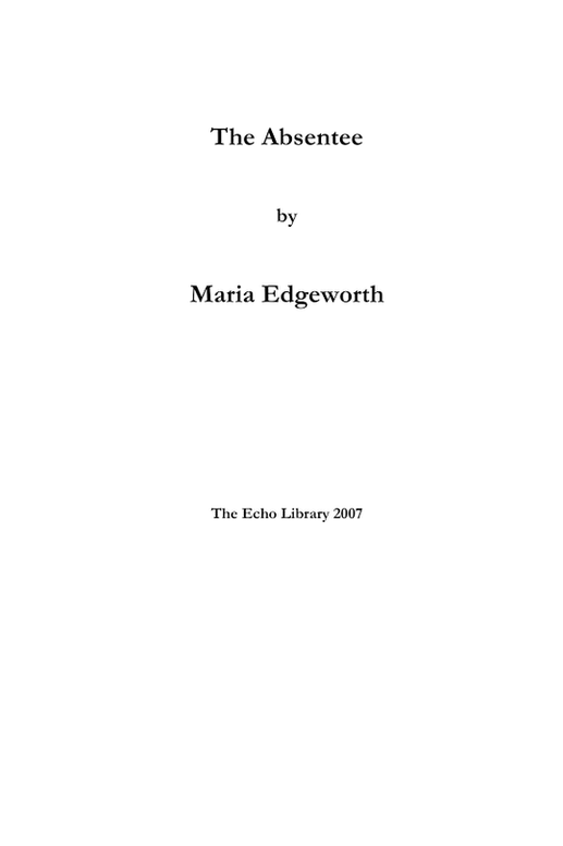 The Absentee