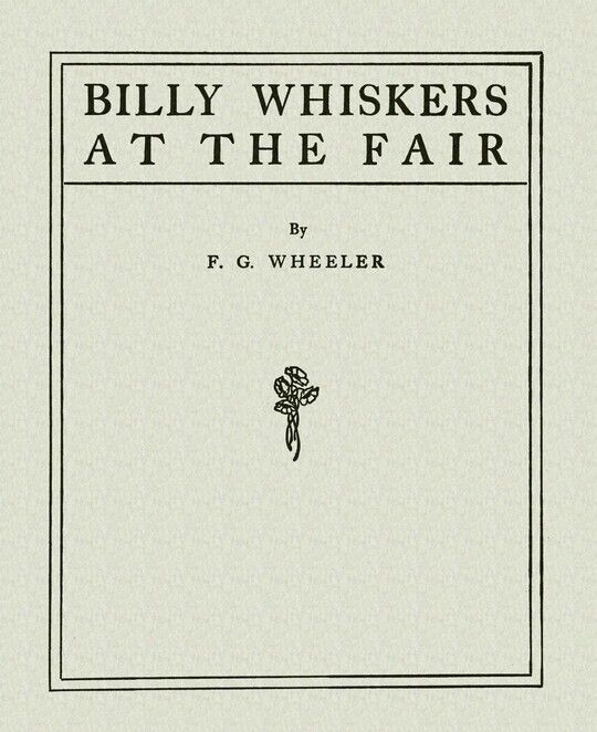 Billy Whiskers at the Fair