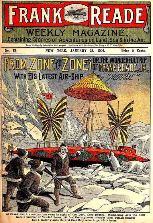 From Zone to Zone
Or, The Wonderful Trip of Frank Reade, Jr., with His Latest Air-Ship