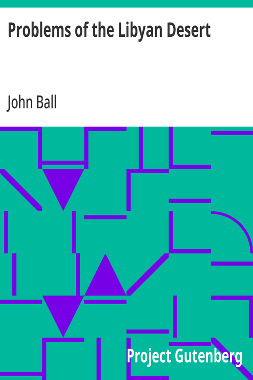 Problems of the Libyan Desert