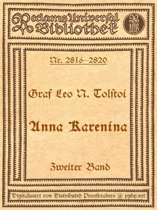 Anna Karenina, 2. Band