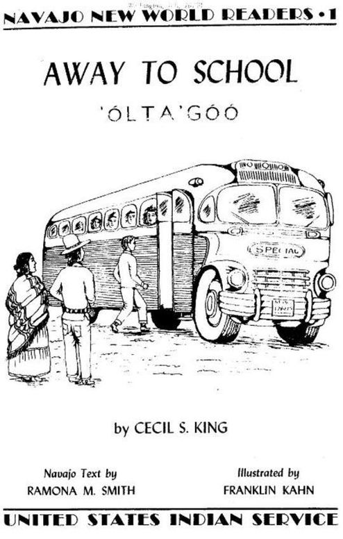 Away to school: 'Ólta'góó
Navajo New World Readers 1