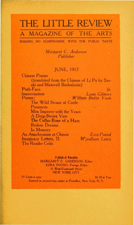 The Little Review, June 1917 (Vol. 4, No. 2)