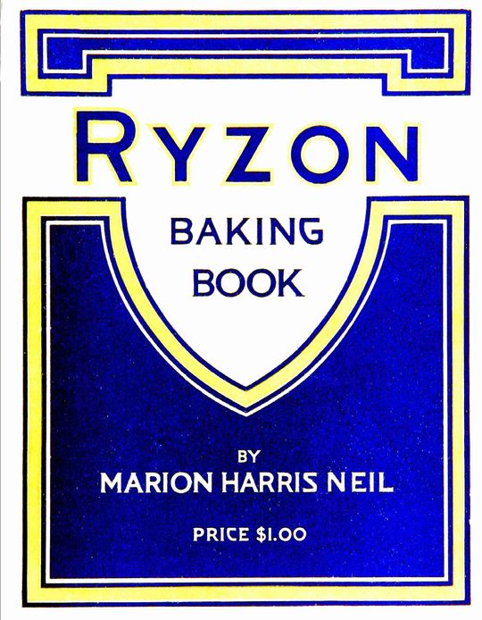Ryzon baking book