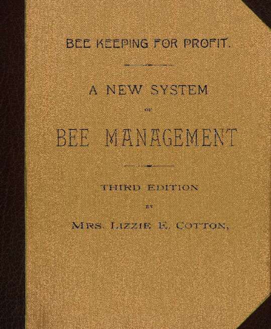 Bee Keeping for Profit. A New System of Bee Management (1891)