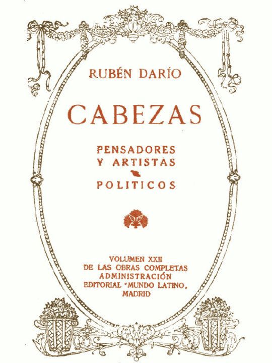 Cabezas: Pensadores y Artistas. Políticos
Obras Completas Vol. XXII