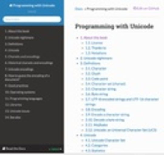 Programming With Unicode