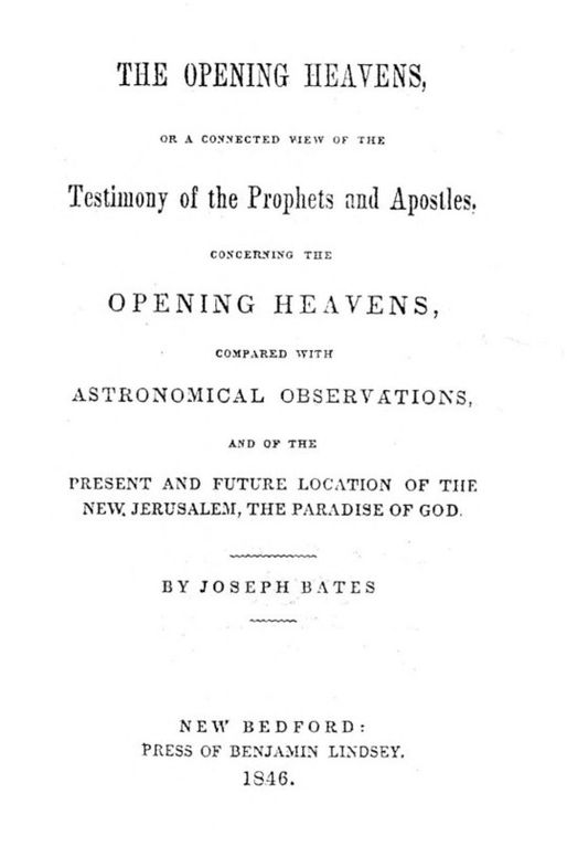 The Opening Heavens
or a Connected View of the Testimony of the Prophets and Apostles