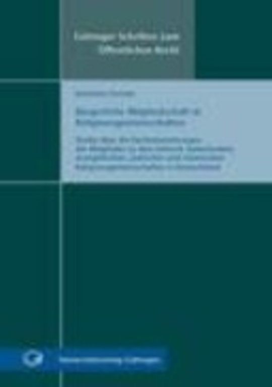 Bürgerliche Mitgliedschaft in Religionsgemeinschaften - Studie über die Rechtsbeziehungen der Mitglieder zu den römisch-katholischen, evangelischen, jüdischen und islamischen Religionsgemeinschaften in Deutschland