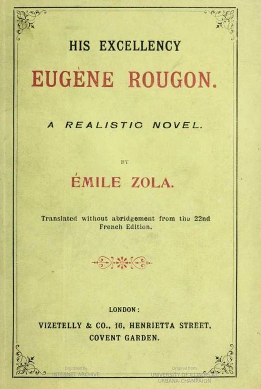 His Excellency
[Soin Exc. Eugène Rougon]