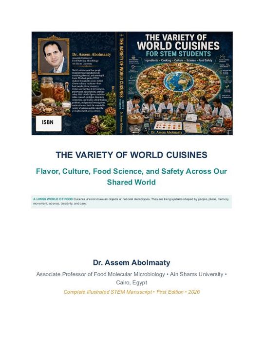 STEM Variety of world food cuisines