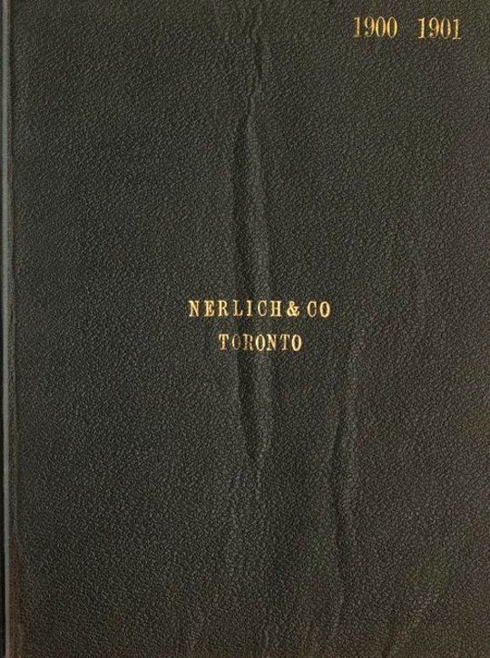 Nerlich & Co. Fall and Holiday Trade Catalogue. 1900-1901
