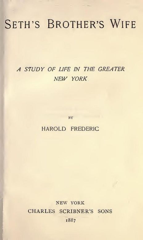 Seth's Brother's Wife
A Study of Life in The Greater New York