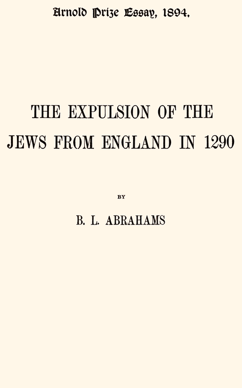 The expulsion of the Jews from England in 1290