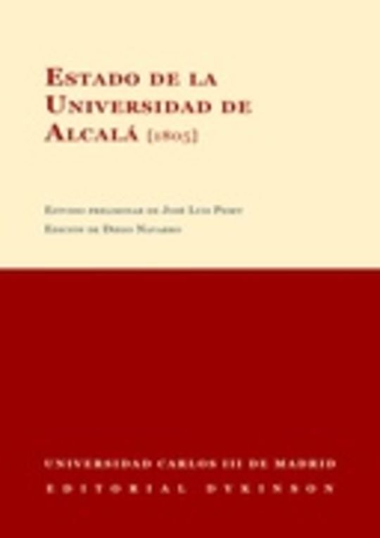 Estado de la Universidad de Alcalá (1805)