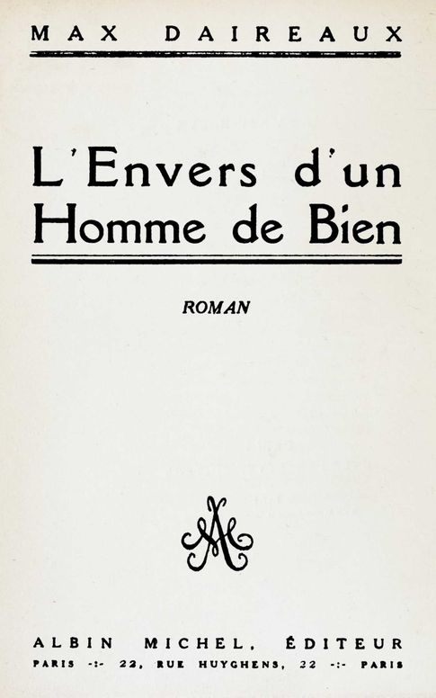 L'envers d'un homme de bien