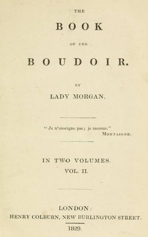 The book of the boudoir, Volume 2 (of 2)