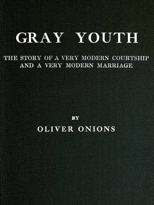 Gray youth The story of a very modern courtship and a very modern marriage