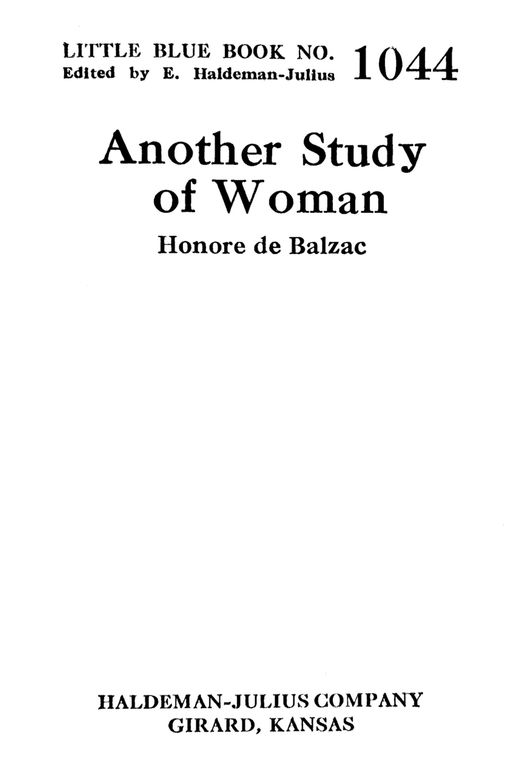 Another study of woman