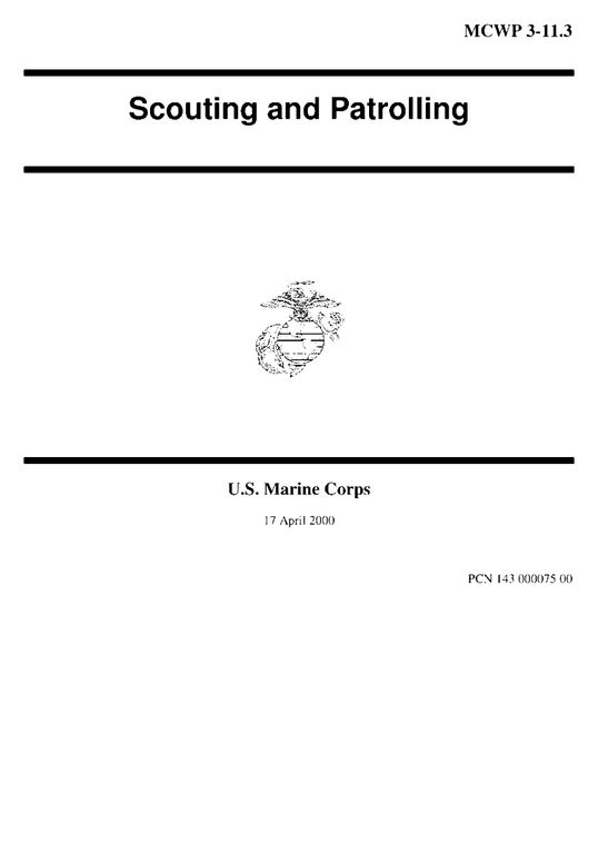 Scouting and patrolling