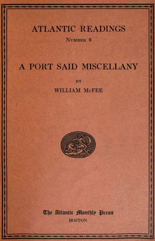A Port Said miscellany: Atlantic Readings Number 6