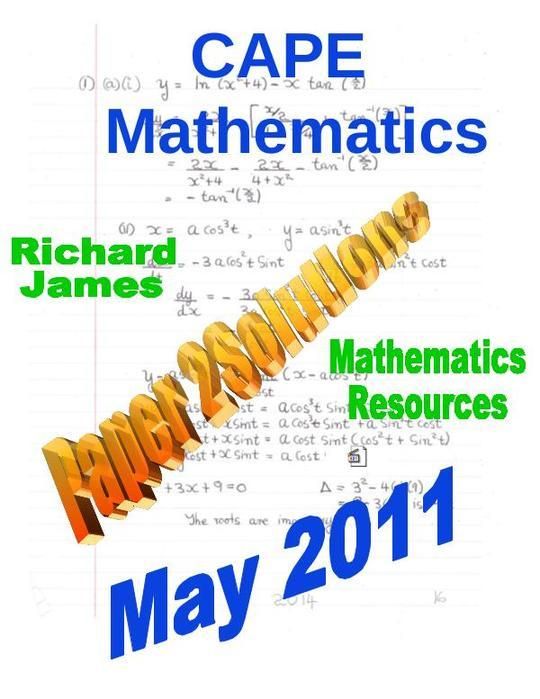 CXC CAPE Paper 2 Solutions May 2011