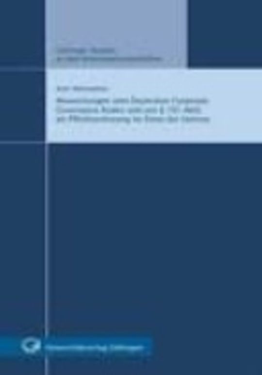 Abweichungen vom Deutschen Corporate Governance Kodex und von §161 AktG als Pflichtverletzung im Sinne der Untreue