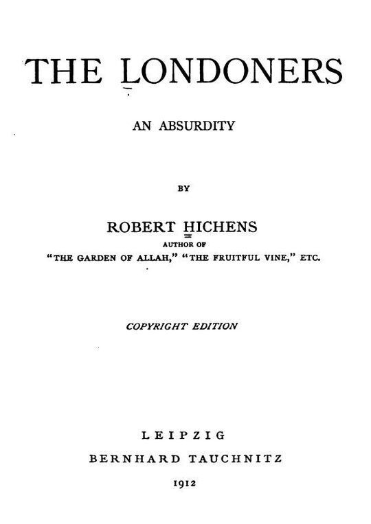 The Londoners: An Absurdity
