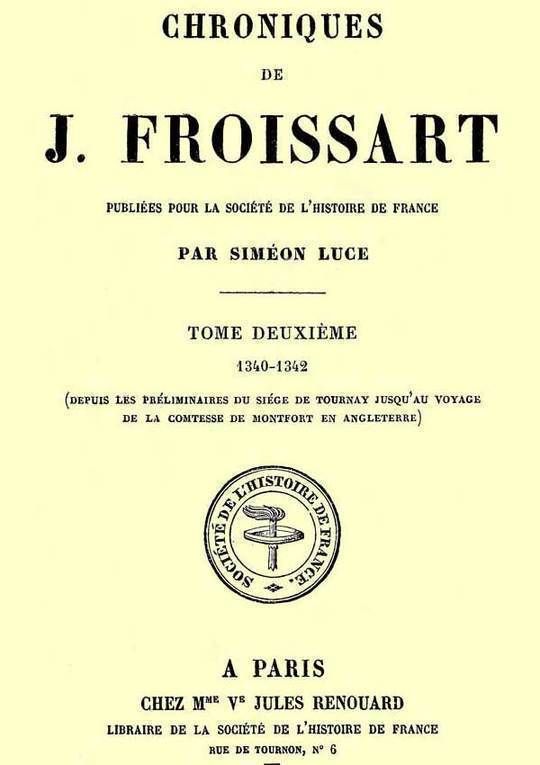 Chroniques de J. Froissart, tome 2/13
