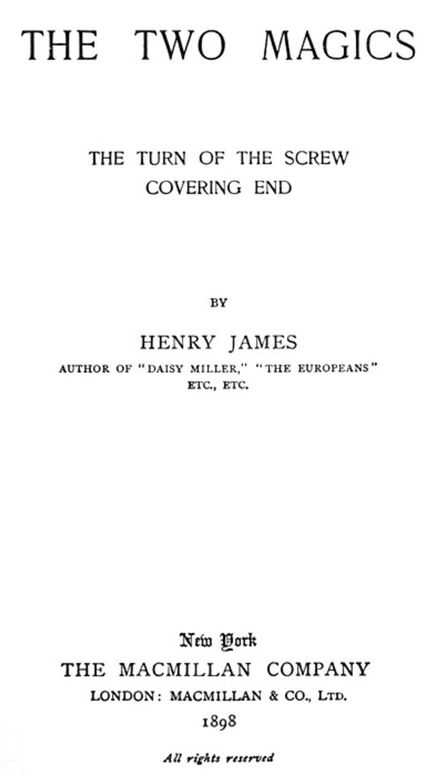The Two Magics: The Turn of the Screw, Covering End