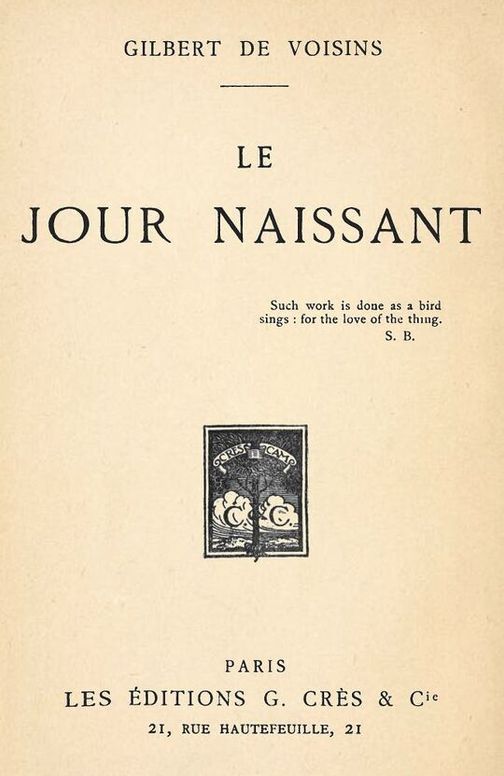Le Jour naissant