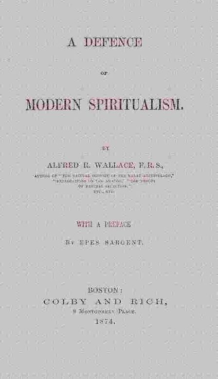 A defence of modern spiritualism