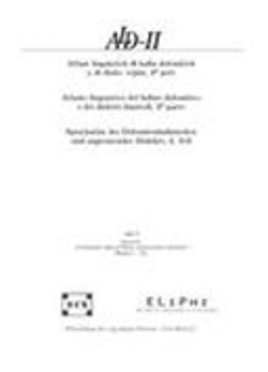 Atlant linguistich dl ladin dolomitich y di dialec vejins, 2a pert: Introductio. Mappae 1-202