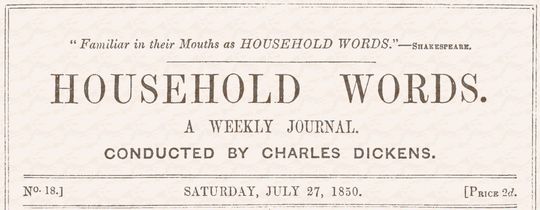Household words, No. 18, July 27, 1850