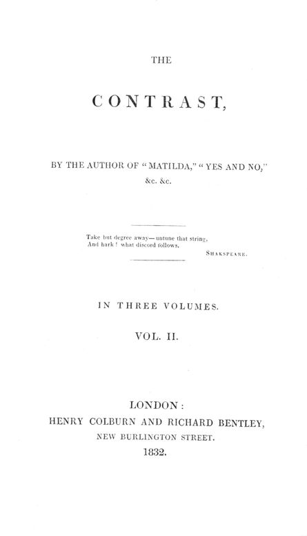 The contrast, Volume 2 (of 3)