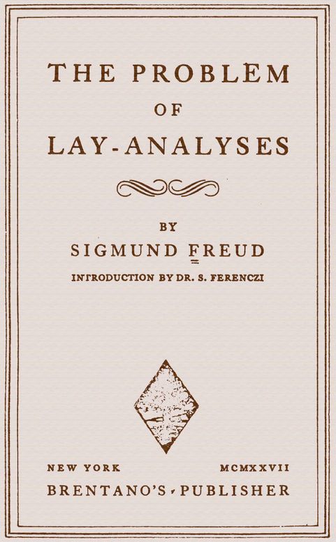 The problems of lay-analyses
