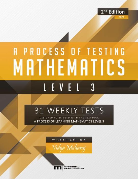 A Process of Testing Mathematics - Level 3 - 2nd Edition