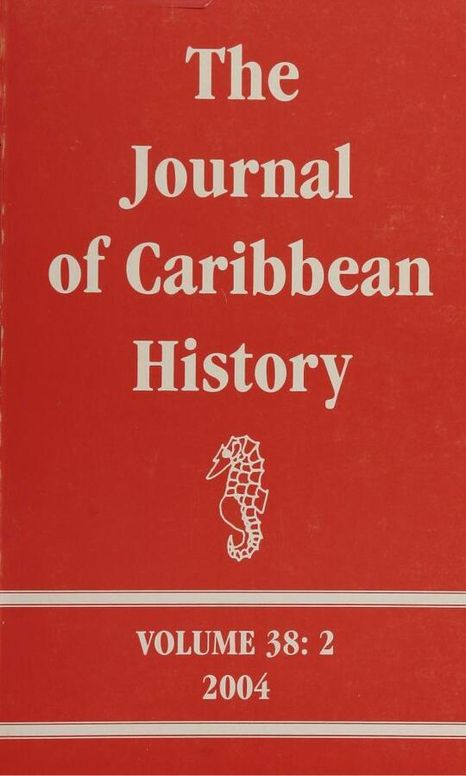 The Journal of Caribbean History Volume 38 Issue 2