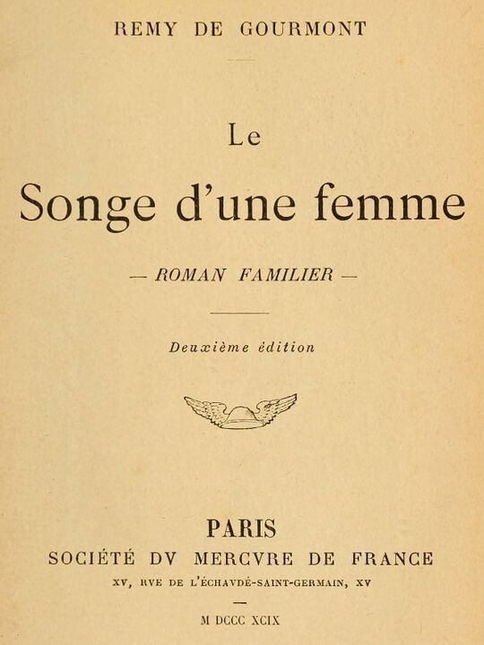 Le songe d'une femme / roman familier